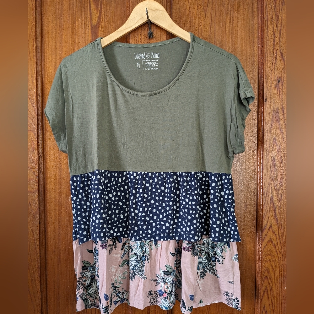 LM tiered nursing top